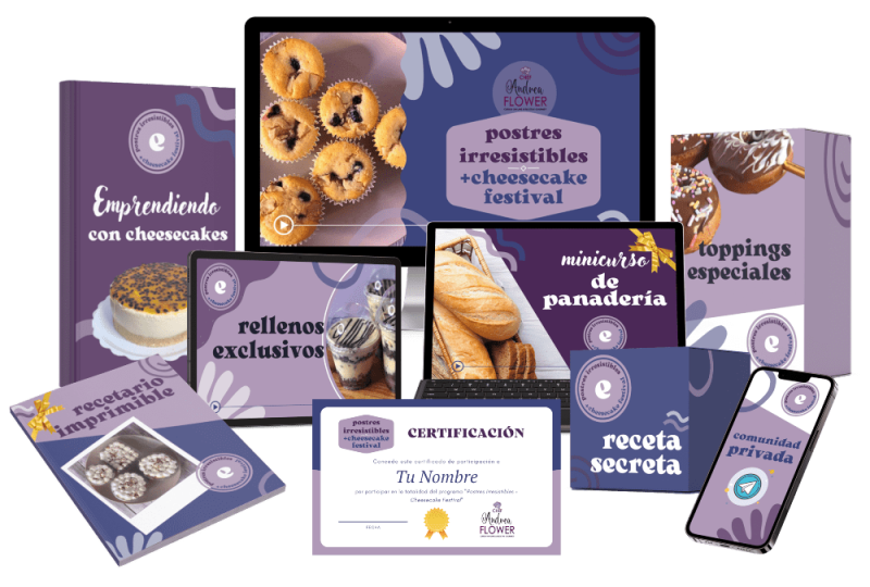 NUEVO Pack Postres irresistibles Mockup
